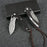 VG10 Damascus Folding Knife Dark Sandalwood Handle NR40