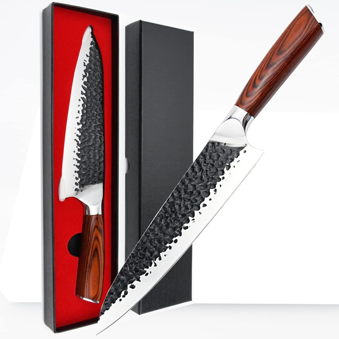8" Kitchen Knife Engraved High Carbon Stainless Steel Professional Culinary Chef Knives Gifts for Him Her Cooking Cutlery Home Goods VP90