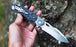 D2 Blade Pocket Folding Knife Titanium Skull Handle NR01 - North Rustic