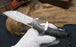 VG10 Damascus Pocket Folding Knife Carbon Fiber Handle NR34