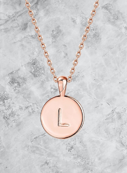 Buy Rose Gold Initial Necklace, Personalized Tiny Letter Pendant, Girl  Stocking Stuffers deanne Watson Jewelry Online in India - Etsy