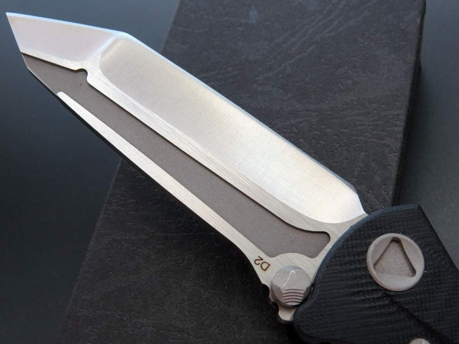 D2 Steel Black G10 Handle Pocket Knife NR15