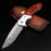 VG10 Damascus Folding Knife Rose Wood Handle VP19 - North Rustic