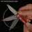 Small Damascus Pocket Folding Knife Walnut Wood Handle WK04 - North Rustic