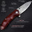 VG10 Damascus Folding Knife Red Sandal Wood Handle NR19