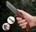 Folding Knife Pakka Wood Handle Damascus RL05