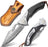 VG10 Damascus Pocket Folding Knife Sandal Wood Handle NR02 - North Rustic