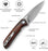 VG10 Damascus Pocket Knife Rose Wood Handle NR20