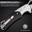 VG10 Damascus Pocket Knife Dark Sandalwood Handle NR32