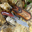 VG10 Damascus Folding Knife Rose Wood Handle VP31 - North Rustic