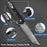 Damascus Tanto Pocket Knife Aluminum Alloy Handle NR29