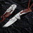 VG10 Damascus Folding Pocket Knife Rose Wood Handle NR18