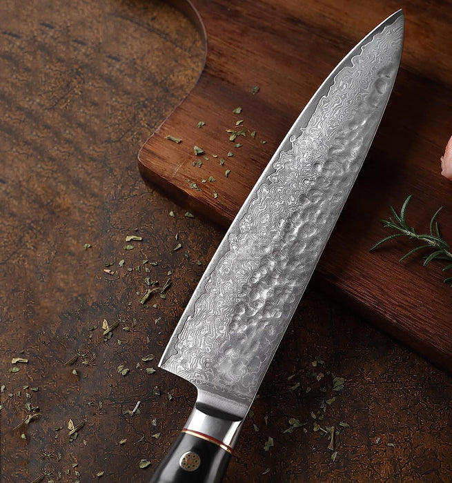 Sandal Wood Handle 8" Kitchen Culinary Knife VC22 - North Rustic