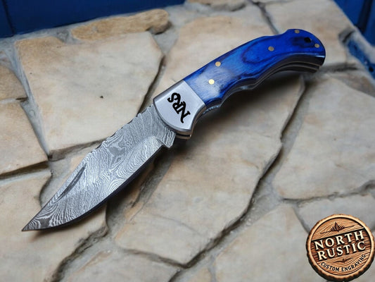 Gift For Him Engraved Pocket Knife, Wedding Groomsmen Personalized Folding Knife, Anniversary Father Husband Boyfriend Engraving Gifts JP03