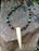Deer Antler Necklace Stone Beaded Leather Jewelry (AB) - North Rustic