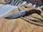 Rose Wood Damascus Pocket Folding Knife PJ01 - North Rustic