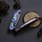 VG10 Damascus Folding Knife Abalone Shell Handle VP23 - North Rustic