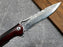 VG10 Damascus Folding Knife Rose Wood Handle VP22 - North Rustic