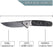 Damascus Pocket Knife Gray Titanium Carbon Fiber Handle VP65 - North Rustic