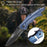 Black Blade Blue Handle Tactical Folding Knife With Bottle Opener JP02 - North Rustic