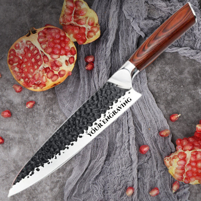 Rose Wood 8" Chef Kitchen Knife VP90 - North Rustic