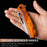 Damascus Pocket Knife Rose Wood Handle VP95 - North Rustic