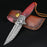 VG10 Damascus Folding Knife Rose Wood Handle VP112 - North Rustic