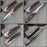 Damascus Pocket Knife Pink Rose Titanium Carbon Fiber Handle VP67 - North Rustic