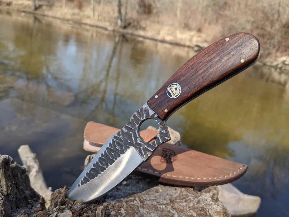 Personalized Hunting Knife | Rose Wood Handle | NR05-5 - North Rustic