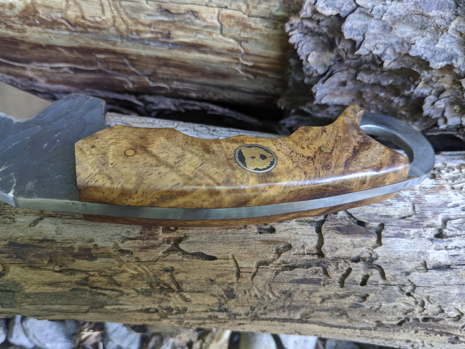 Personalized Hunting Knife | Rose Wood Handle Karambit | NR08-5 - North Rustic