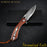 VG10 Damascus Folding Knife Rose Wood Handle VP08 - North Rustic