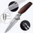 Damascus Pocket Knife Rose Wood Handle VP60 - North Rustic