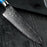 Blue Resin Wood 8" Chef Kitchen Knife VP91 - North Rustic