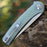 Satin Blade G10 Pocket Knife Deep Carry Clip VP81 - North Rustic