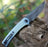 Damascus Blade G10 Pocket Knife Deep Carry Clip VP79 - North Rustic